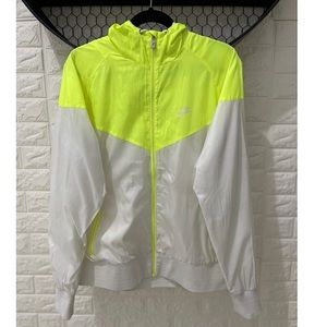 orange and yellow nike windbreaker